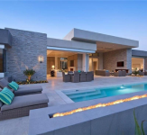 backyard and pool